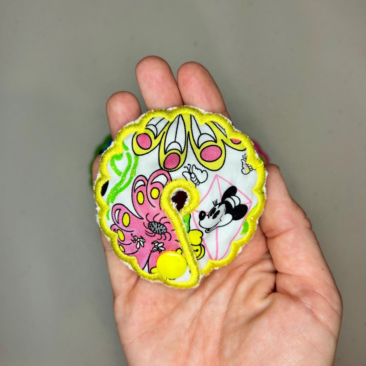 Girls G-Tube Pad: Preppy Mouse AMT Button Pad