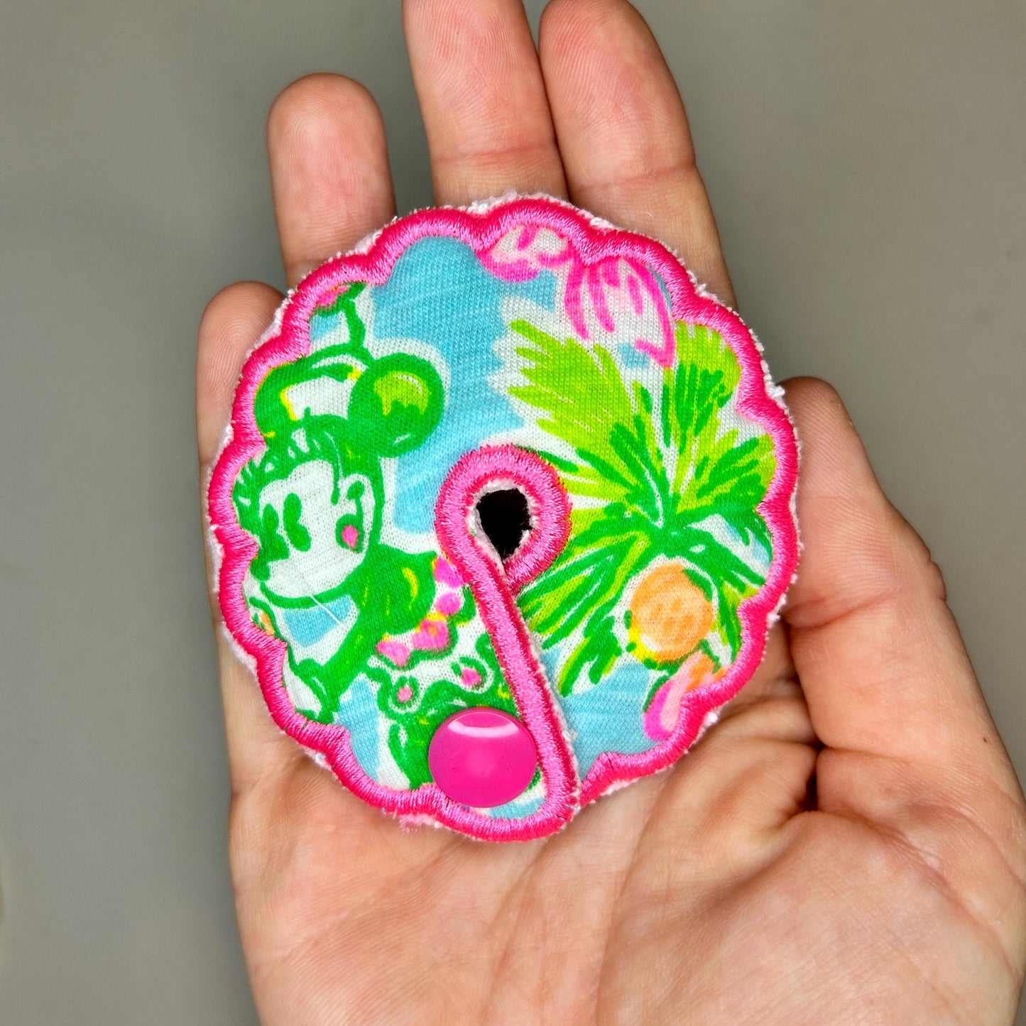 Girls G-Tube Pad: Preppy Mouse AMT Button Pad