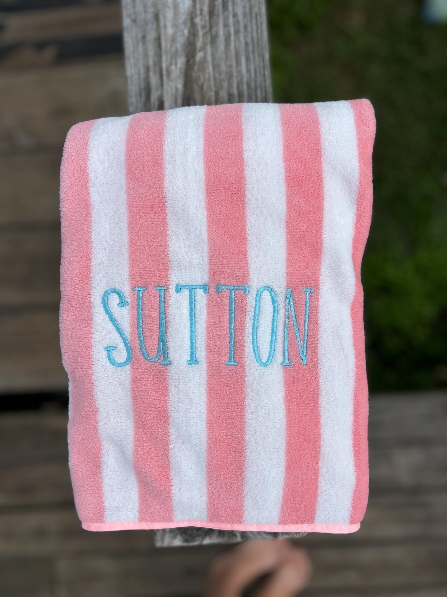 Customized Beach & Pool Towels, Embroidered Gifts for Bridesmaids, Vacations, Bachelorette Parties