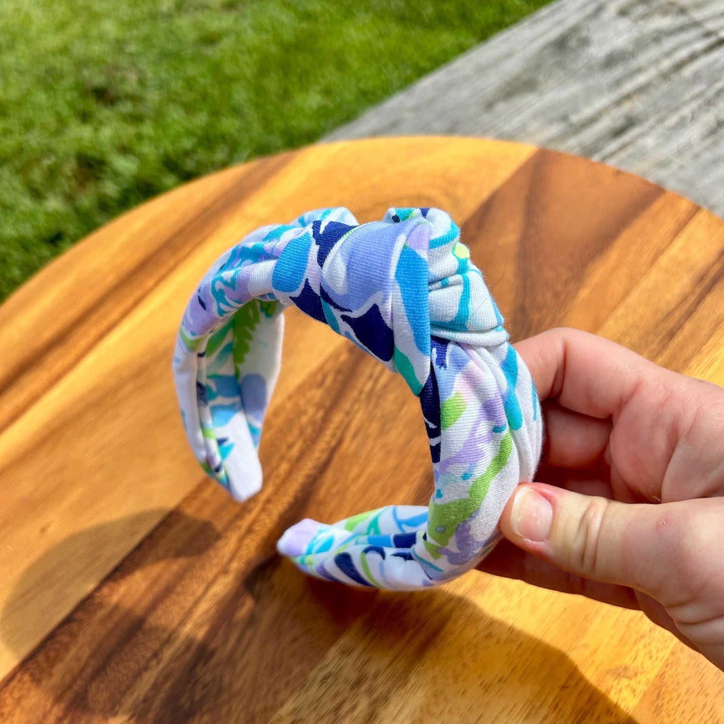 Palm Beach Style Preppy Top Knot Headband