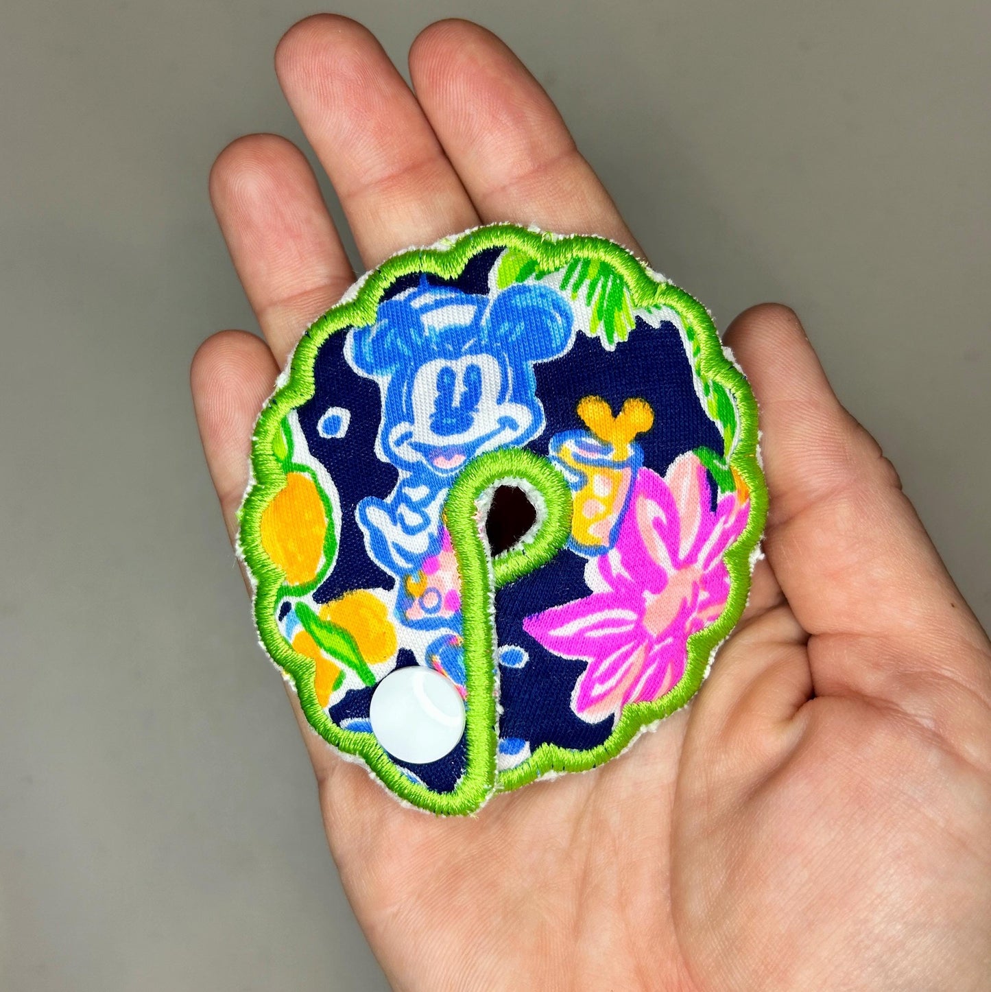 Girls G-Tube Pad: Preppy Mouse AMT Button Pad