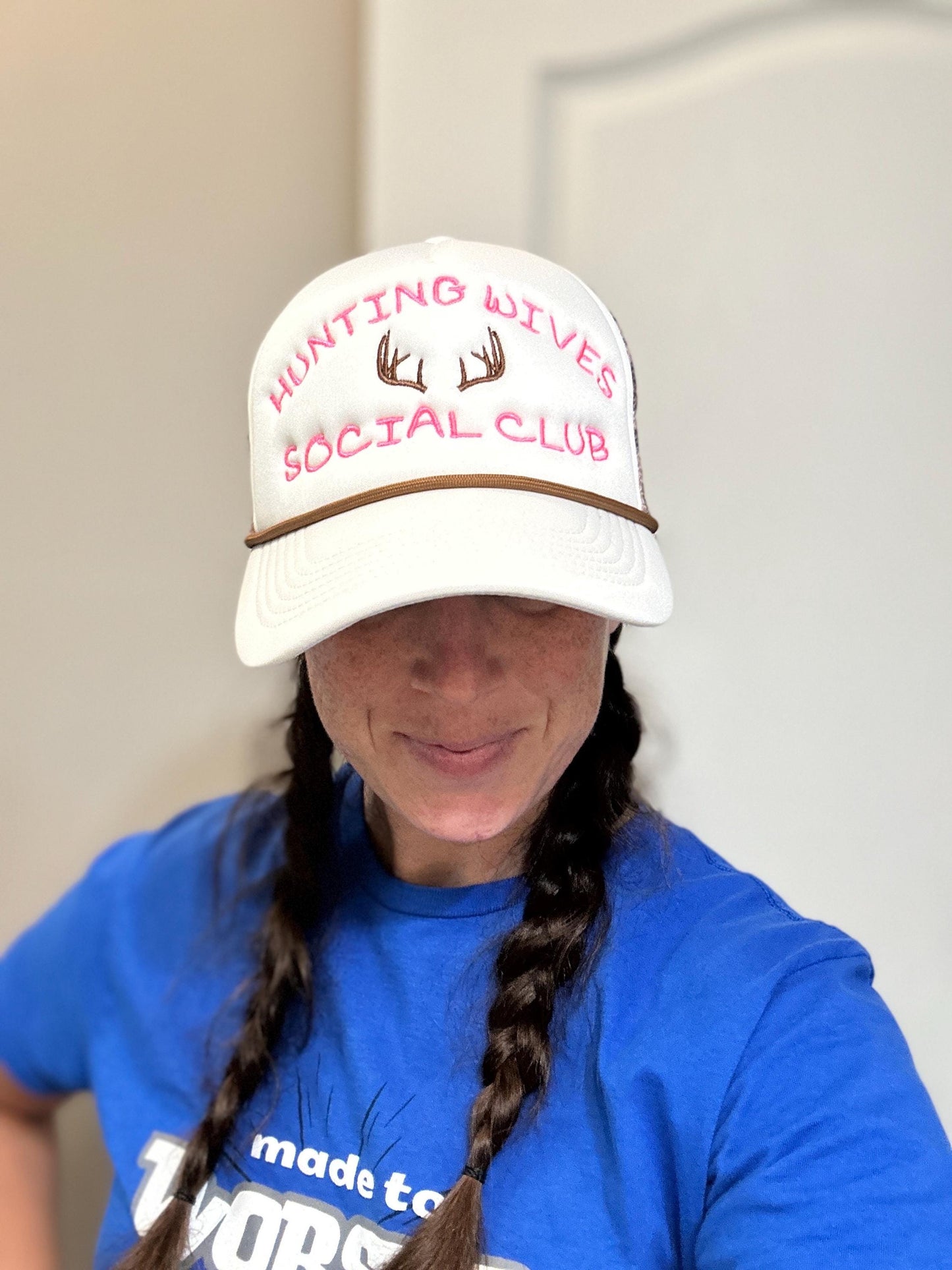 Embroidered Hunting Wives Social Club Trucker Hat