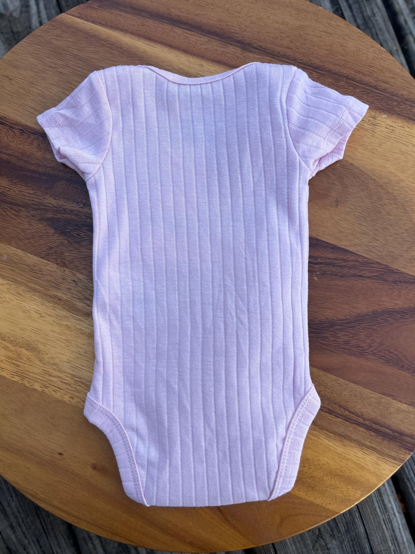Embroidered Fearfully and Wonderfully Made, Baby Girls Body Suit, Christian Baby Gift