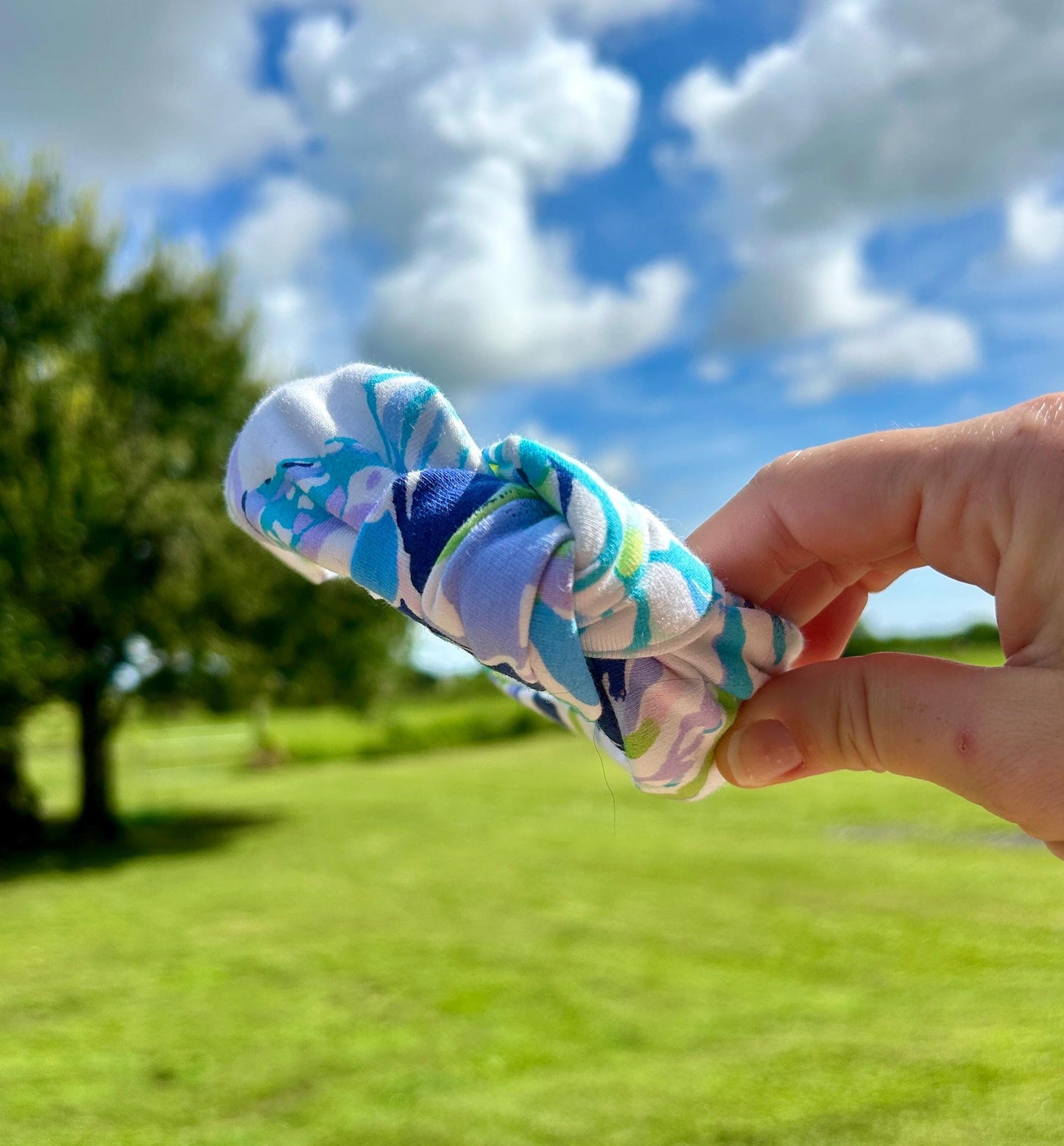 Palm Beach Style Preppy Top Knot Headband