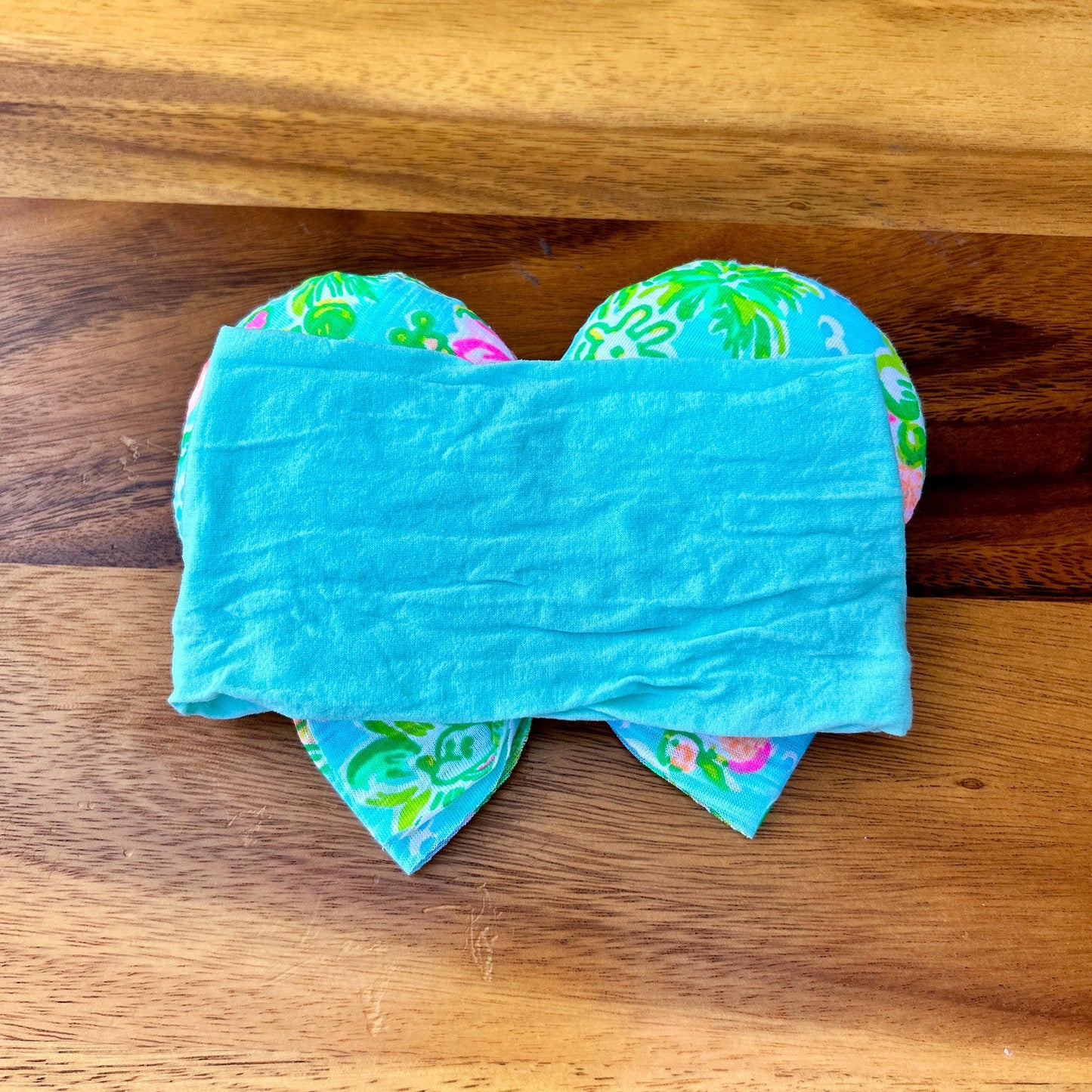 Baby Mouse Ears Headband: OG Palm Beach Print