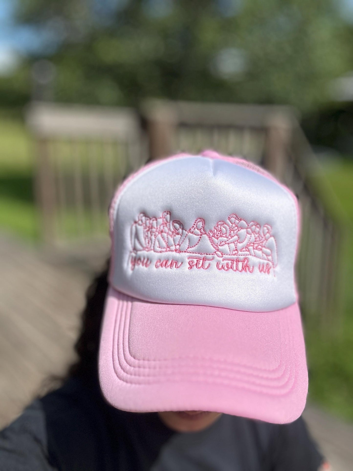 Christian Trucker Hat: Embroidered Last Supper, Faith-Based Gift